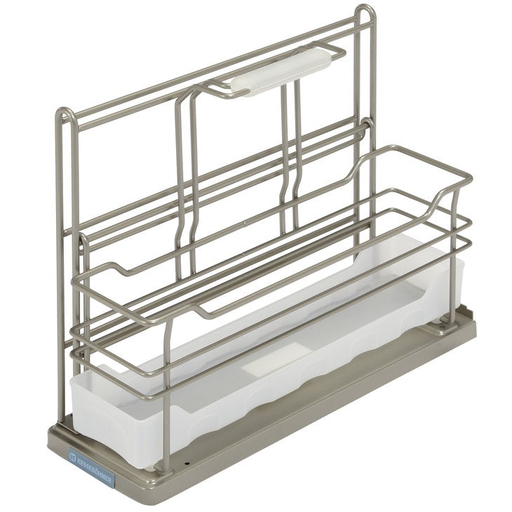 Hafele Sink Caddy w/ Removable Basket Base Pull-Out Under-Sink Organizer