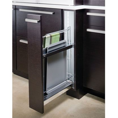 Hafele Organizer and Towel Rack Base Pull-Out Towel Organizer, Soft Close