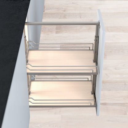 Hafele Kessebohmer Base Pull-Out II Frame Set for Overlay and Inset Doors, Soft Close