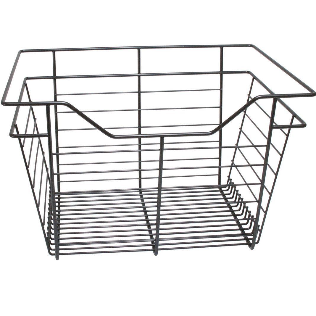 Hafele Dark Oil-Rubbed Bronze, Powder-Coated Wire Basket for Closets