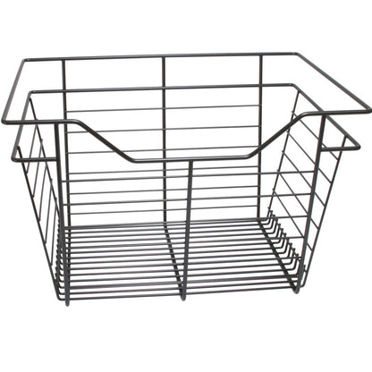 Hafele Dark Oil-Rubbed Bronze, Powder-Coated Wire Basket for Closets