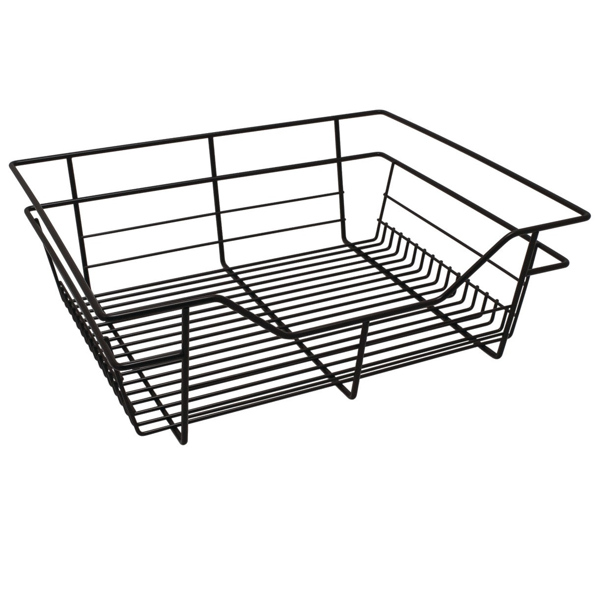 Hafele Dark Oil-Rubbed Bronze, Powder-Coated Wire Basket for Closets