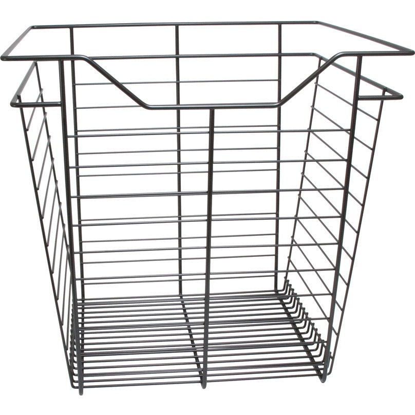 Hafele Dark Oil-Rubbed Bronze, Powder-Coated Wire Basket for Closets