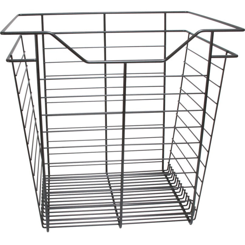Hafele Dark Oil-Rubbed Bronze, Powder-Coated Wire Basket for Closets
