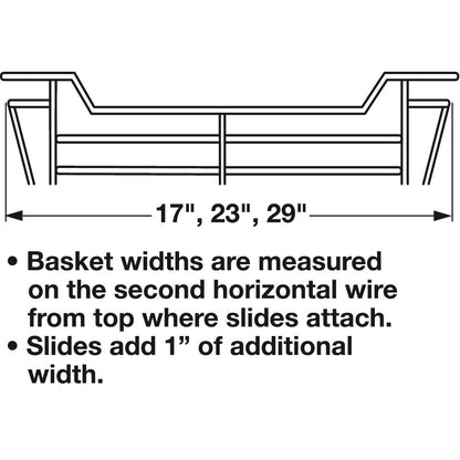 Hafele Slate, Painted Wire Basket for Closets