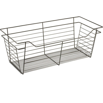 Hafele Slate, Painted Wire Basket for Closets