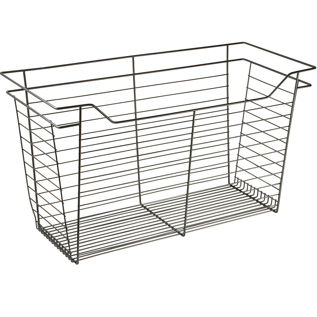 Hafele Slate, Painted Wire Basket for Closets