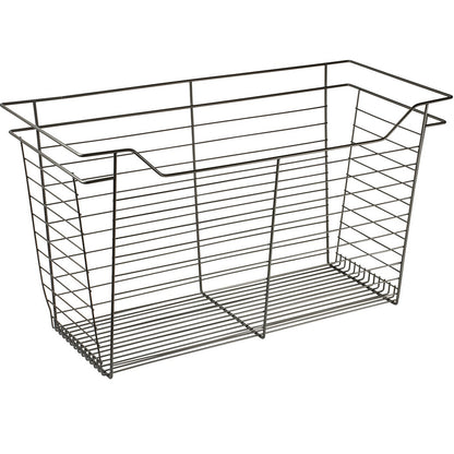 Hafele Slate, Painted Wire Basket for Closets