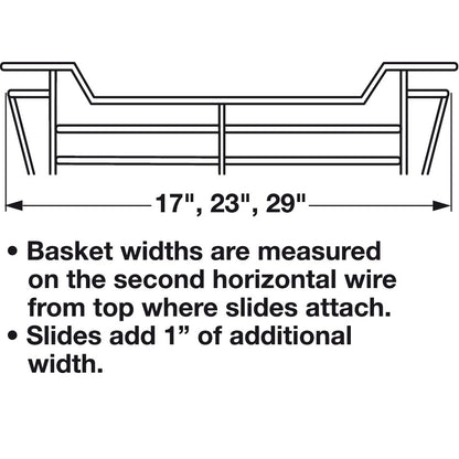 Hafele Matt Nickel, Powder-Coated Wire Basket for Closets
