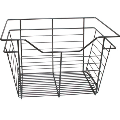 Hafele Dark Oil-Rubbed Bronze, Powder-Coated Wire Basket for Closets