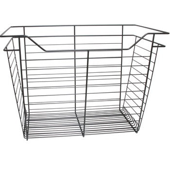 Hafele Dark Oil-Rubbed Bronze, Powder-Coated Wire Basket for Closets