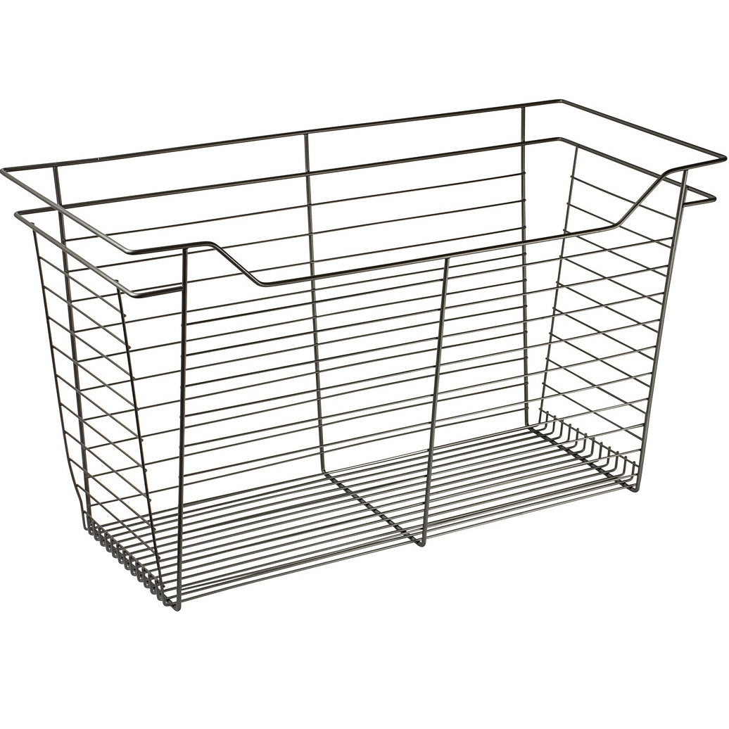 Hafele Slate, Painted Wire Basket for Closets