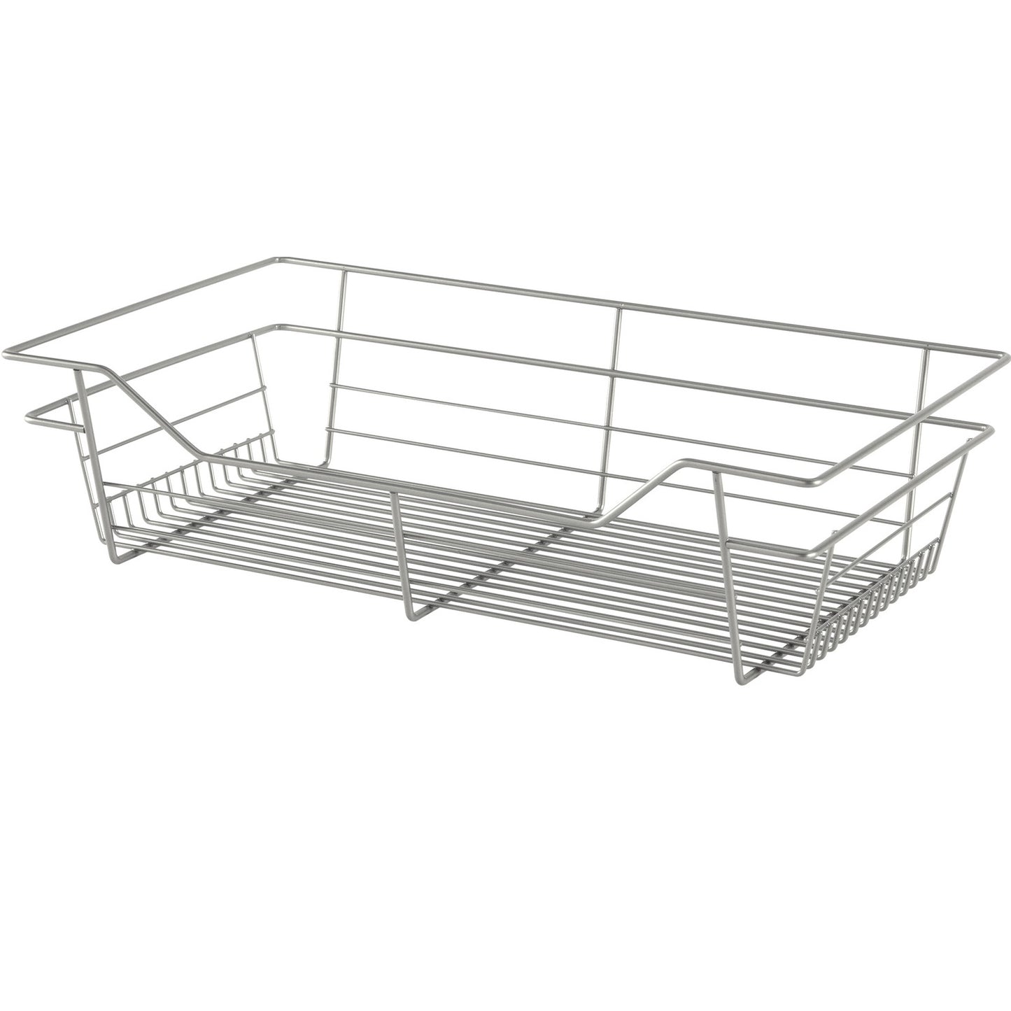 Hafele Matt Nickel, Powder-Coated Wire Basket for Closets