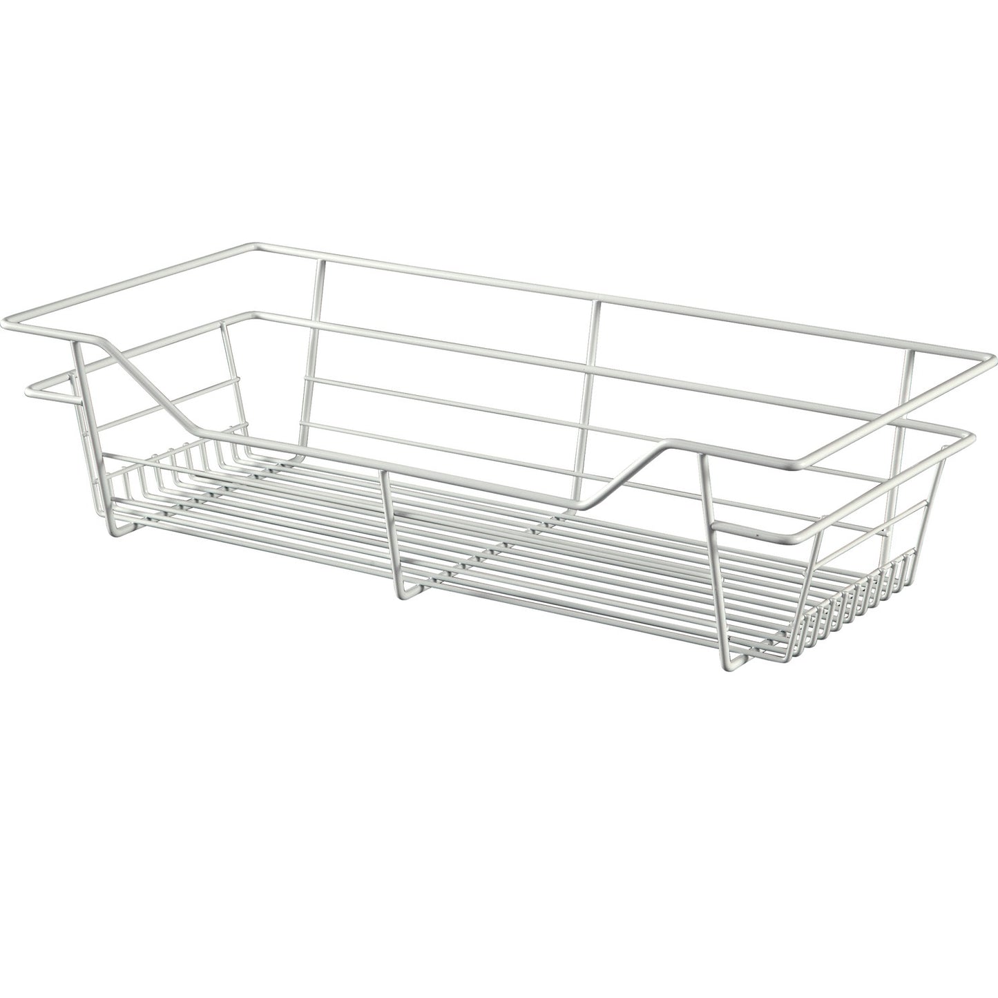 Hafele White, Powder-Coated Wire Basket for Closets