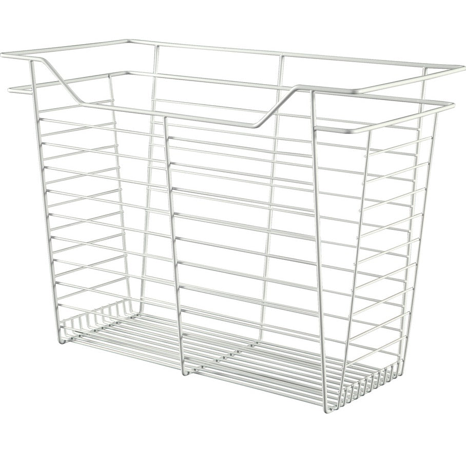 Hafele White, Powder-Coated Wire Basket for Closets