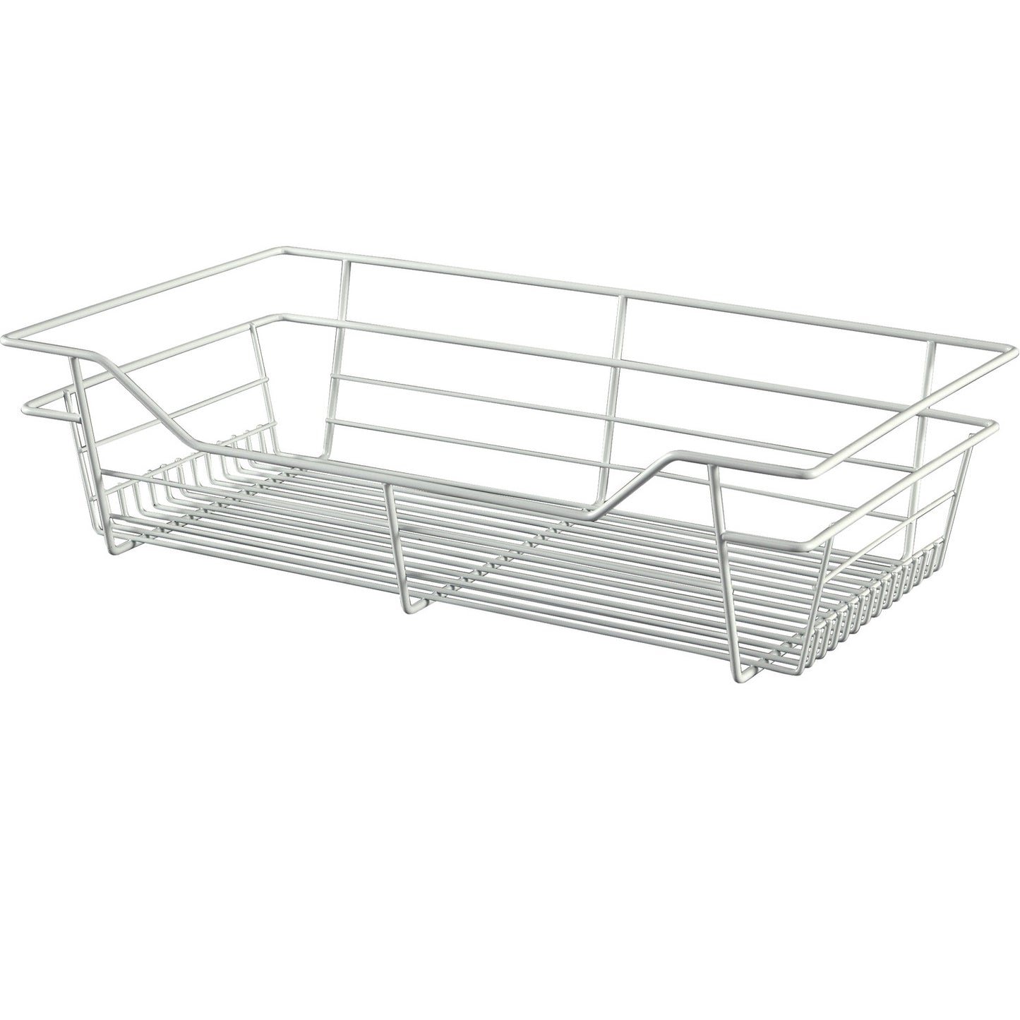 Hafele White, Powder-Coated Wire Basket for Closets