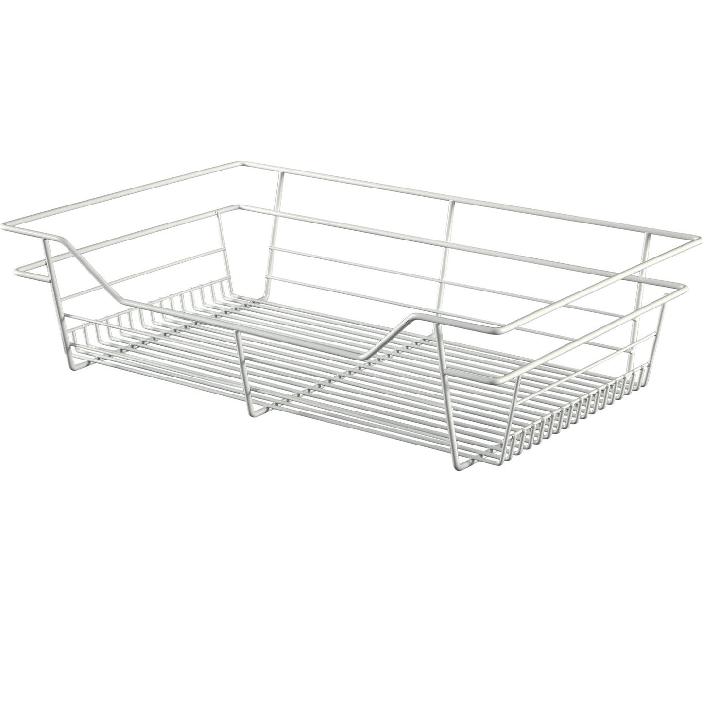 Hafele White, Powder-Coated Wire Basket for Closets