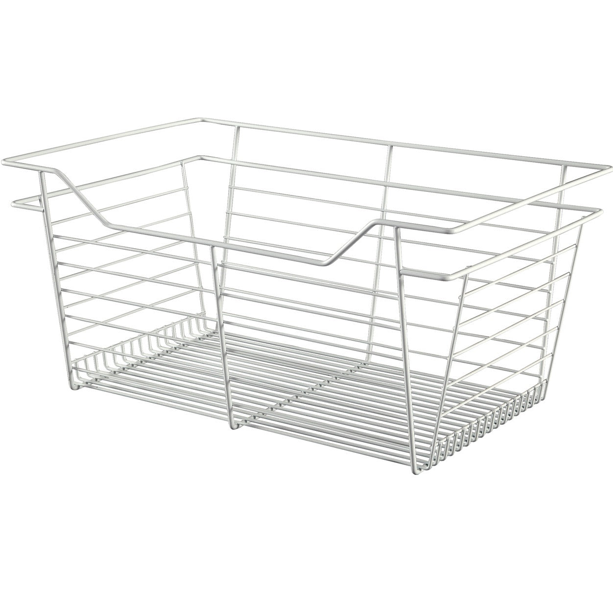Hafele White, Powder-Coated Wire Basket for Closets