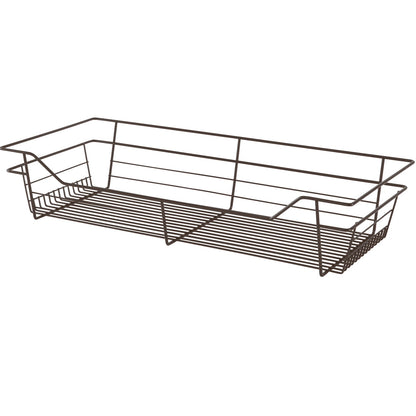 Hafele Dark Oil-Rubbed Bronze, Powder-Coated Wire Basket for Closets