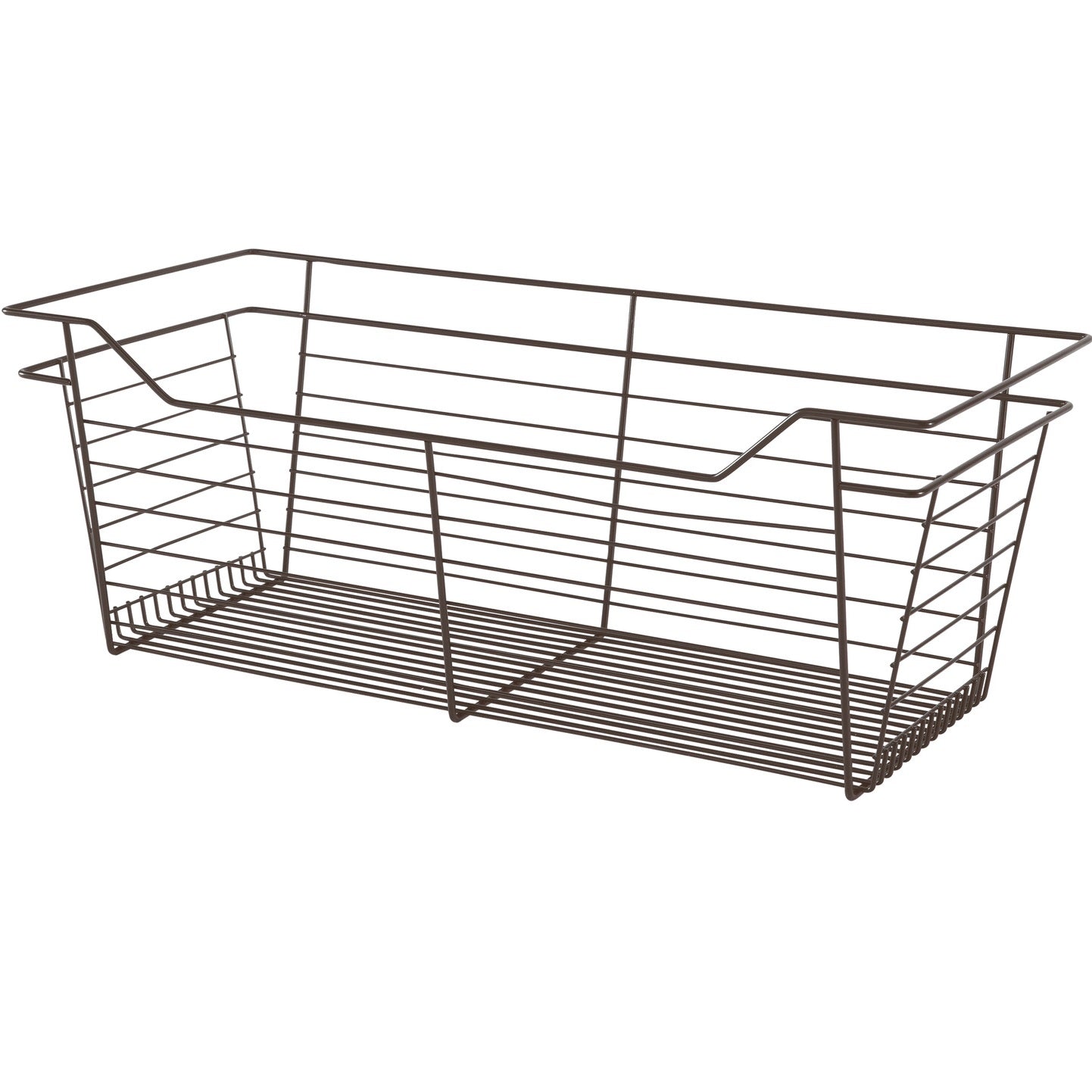 Hafele Dark Oil-Rubbed Bronze, Powder-Coated Wire Basket for Closets