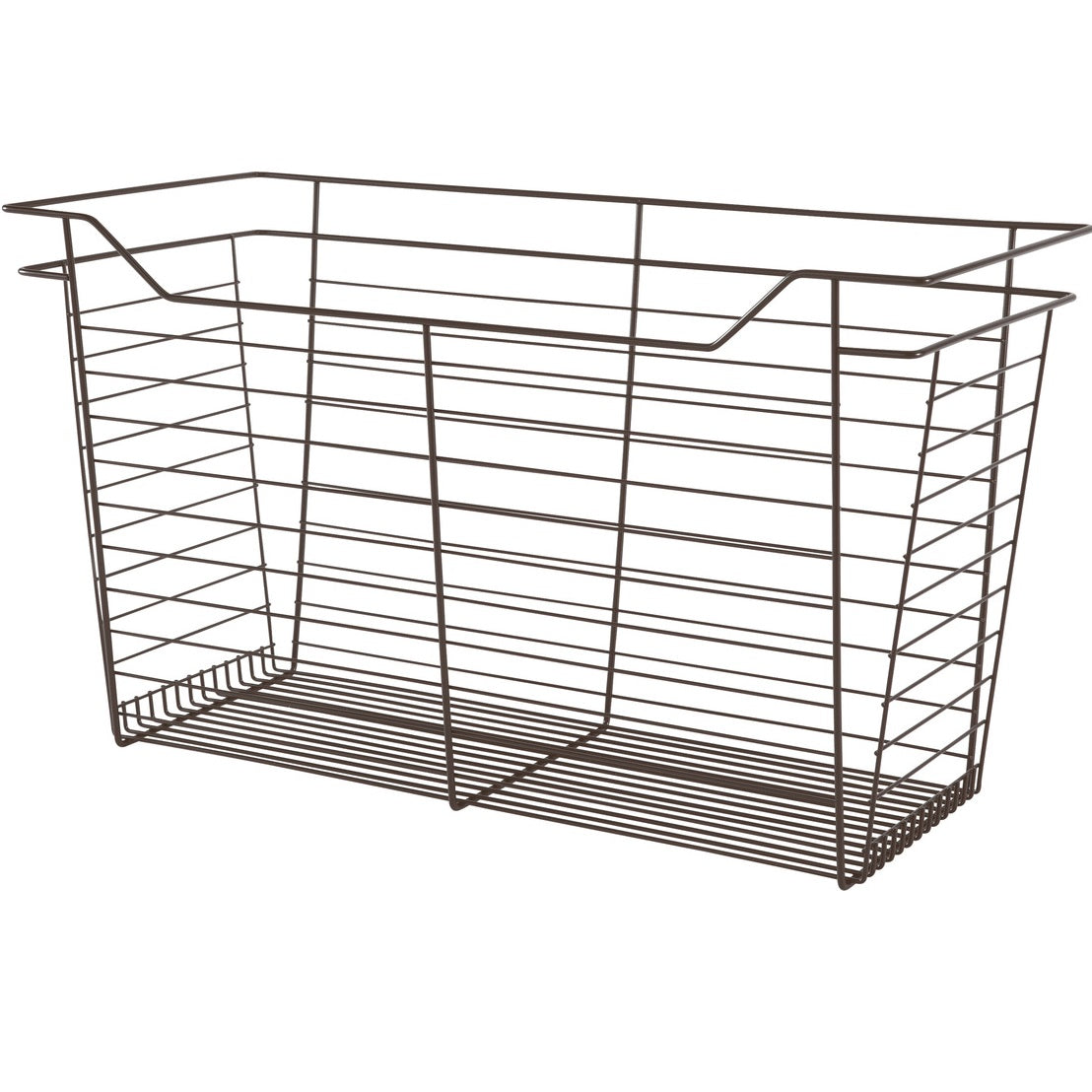 Hafele Dark Oil-Rubbed Bronze, Powder-Coated Wire Basket for Closets