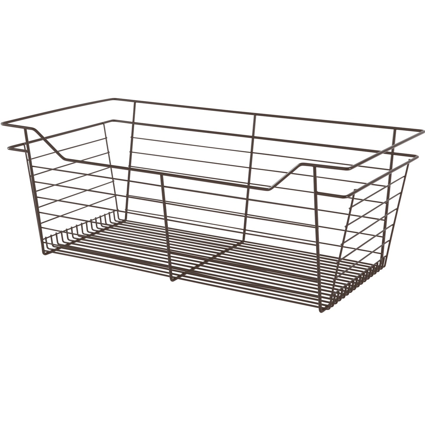 Hafele Dark Oil-Rubbed Bronze, Powder-Coated Wire Basket for Closets