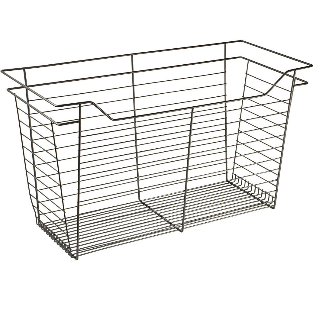 Hafele Slate, Painted Wire Basket for Closets