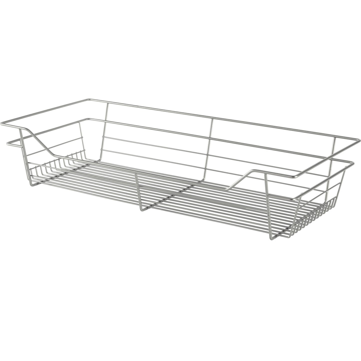 Hafele Matt Nickel, Powder-Coated Wire Basket for Closets