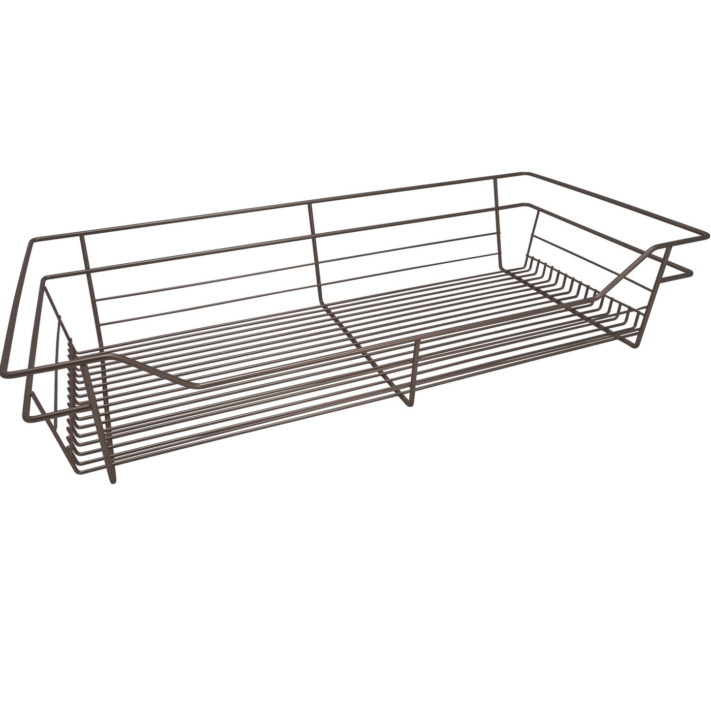 Hafele Matt Nickel, Powder-Coated Wire Basket for Closets