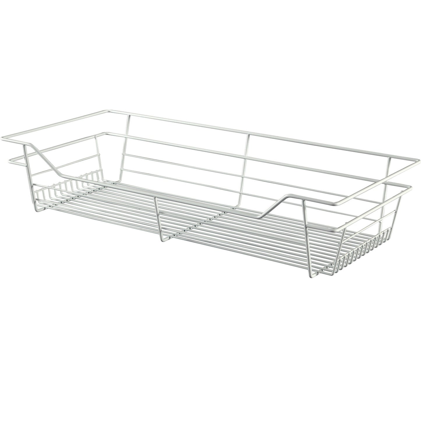 Hafele White, Powder-Coated Wire Basket for Closets