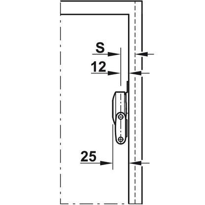 Hafele Flap Stay Hamper Kit for Laundry