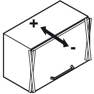 Hafele Flap Stay Hamper Kit for Laundry