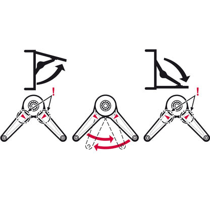 Hafele Flap Stay Hamper Kit for Laundry