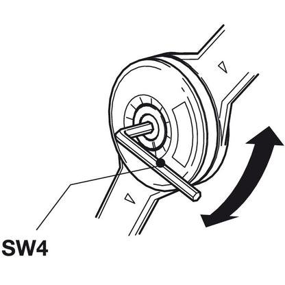 Hafele Flap Stay Hamper Kit for Laundry