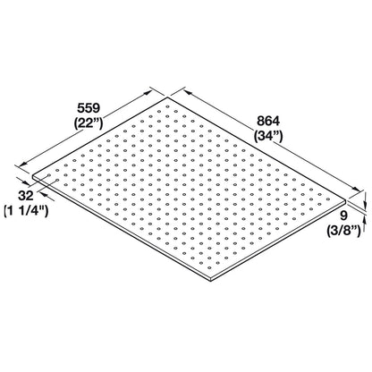 Hafele Fineline  Base Plate Kit Cookware Organizer