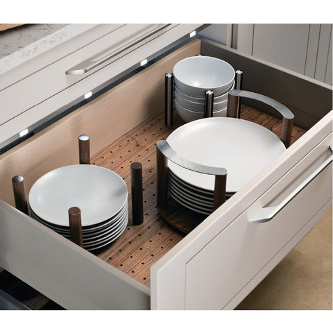 Hafele Fineline Plate Holder for Kitchen Counter, Drawers, or Cabinets