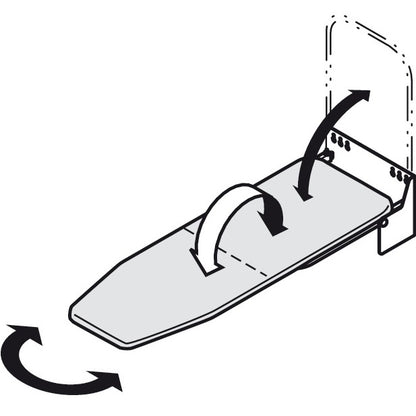 Hafele Ironfix Wall-Mounted Ironing Board