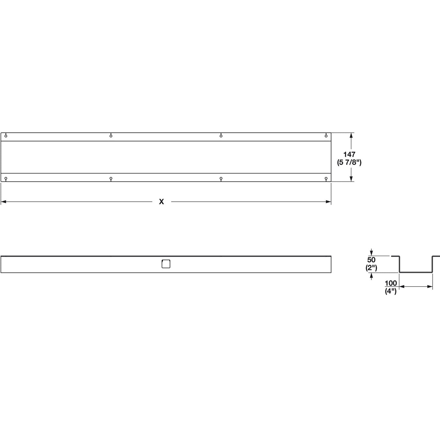 Hafele Hat Channel Cable Guide for Clever Table Base System