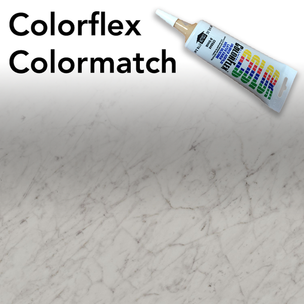 Carrara Bianco 6696 Laminate Caulking, Formica Colormatch - Colorflex