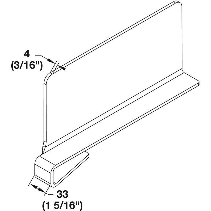 Hafele Acrylic Shelf Divider