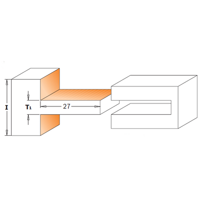 CMT Tenon Cutting Router Bit