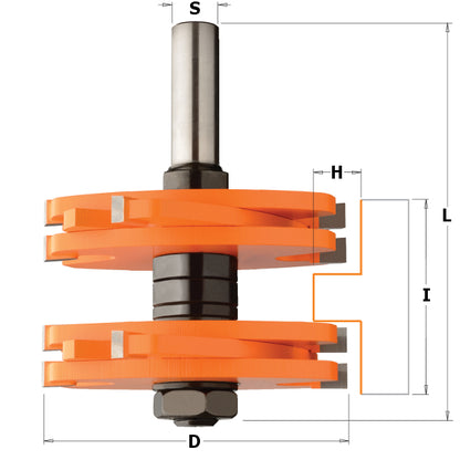 CMT Tenon Cutting Router Bit