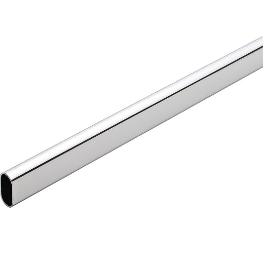 Hafele Oval Wardrobe Tube TAG Synergy, 2500 mm Length