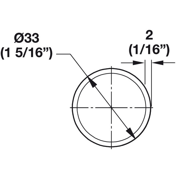 Hafele Round Wardrobe Tube with Supports TAG Synergy