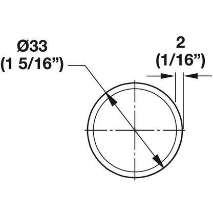 Hafele Round Wardrobe Tube with Supports TAG Synergy