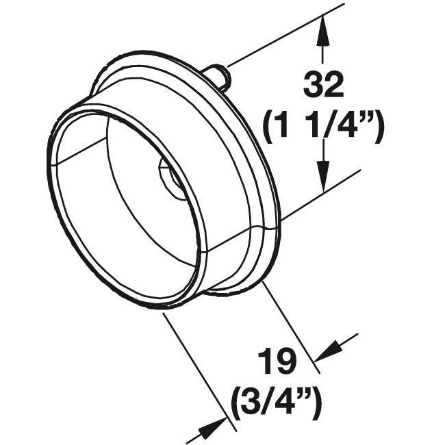 Hafele Round Wardrobe Tube with Supports TAG Synergy