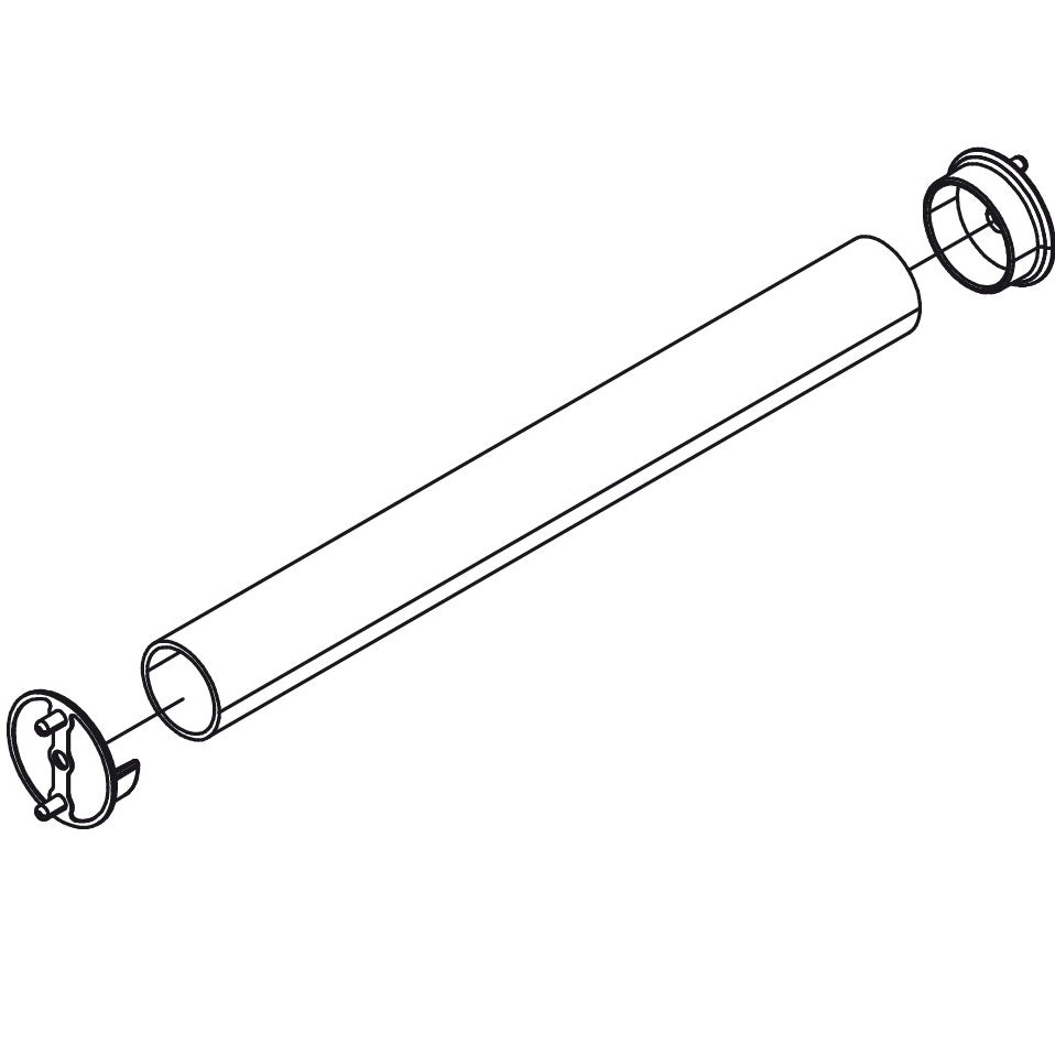 Hafele Round Wardrobe Tube with Supports TAG Synergy
