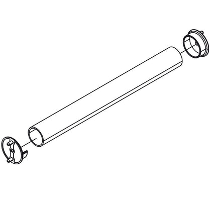 Hafele Round Wardrobe Tube with Supports TAG Synergy