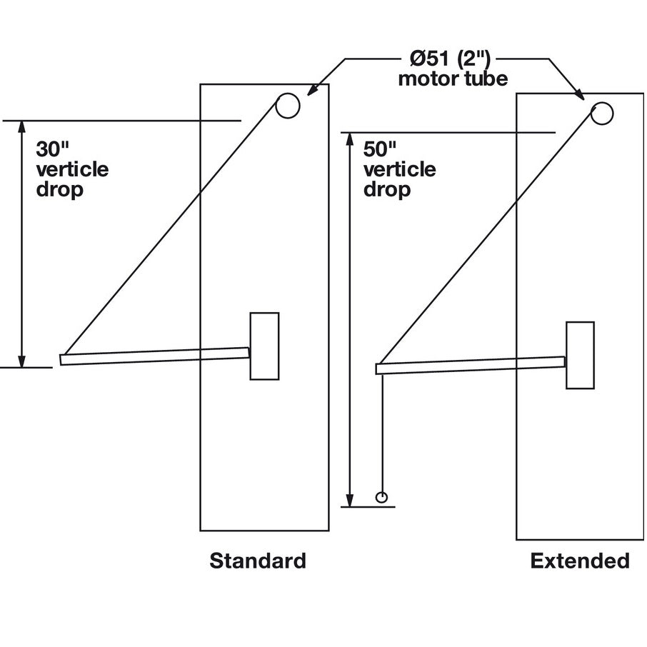 Hafele Standard Motorized Wardrobe Lift