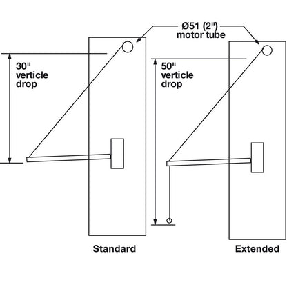 Hafele Standard Motorized Wardrobe Lift